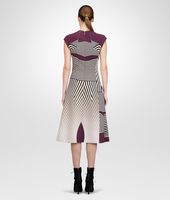 Bottega Veneta® DARK MIST NERO MONALISA OPTICAL PRINT TECHNICAL CREPE DRESS Bottega Veneta® DARK MIST NERO MONALISA OPTICAL PRINT TECHNICAL CREPE DRESS