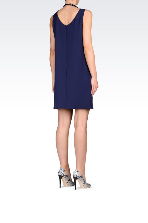 ショートドレス レディース Emporio Armani - ドレス ツイル製 ネックレス付き Emporio Armaniオフィシャル
