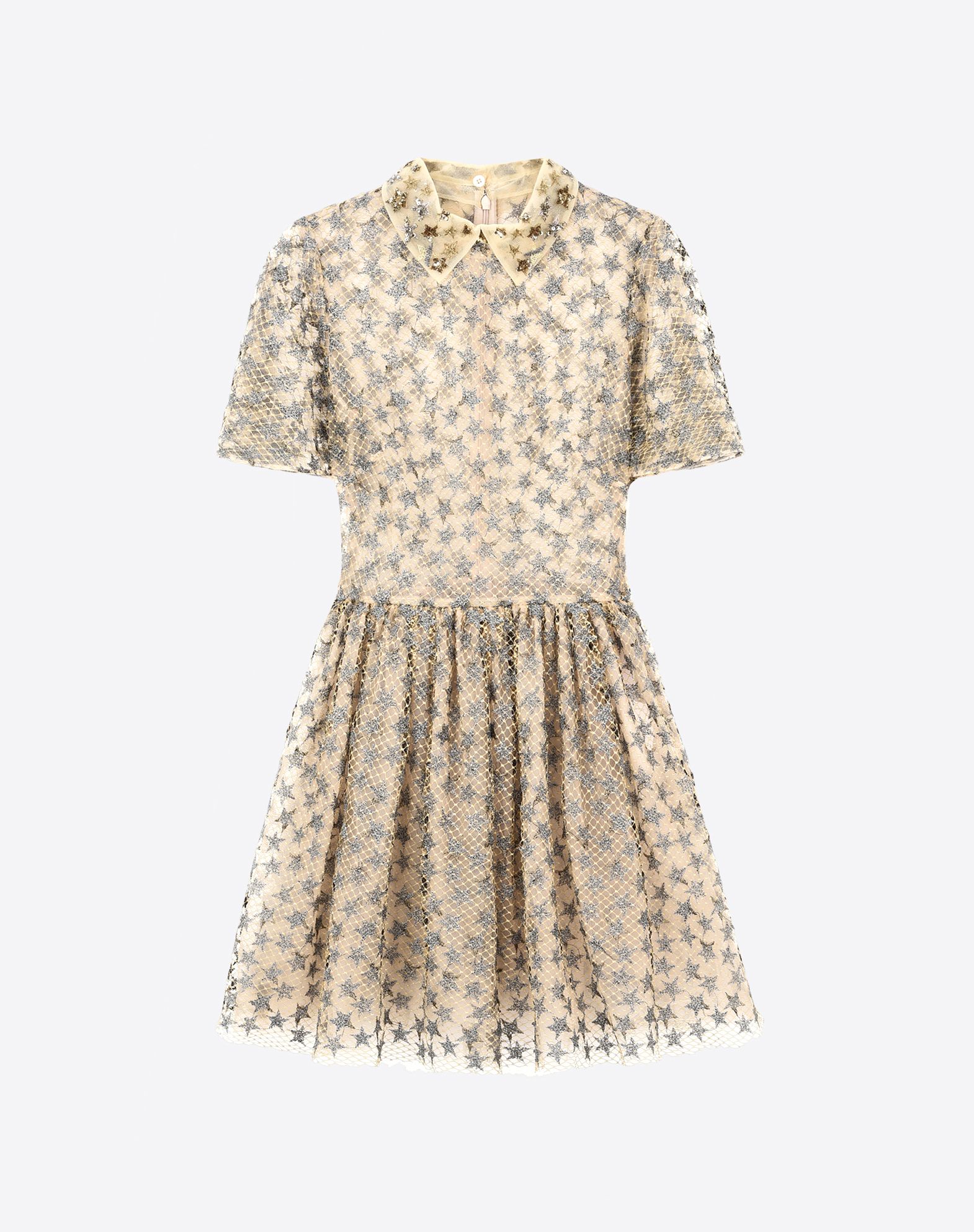 Valentino Dress In Embroidered Chiffon, Dresses for Women Valentino Online Boutique