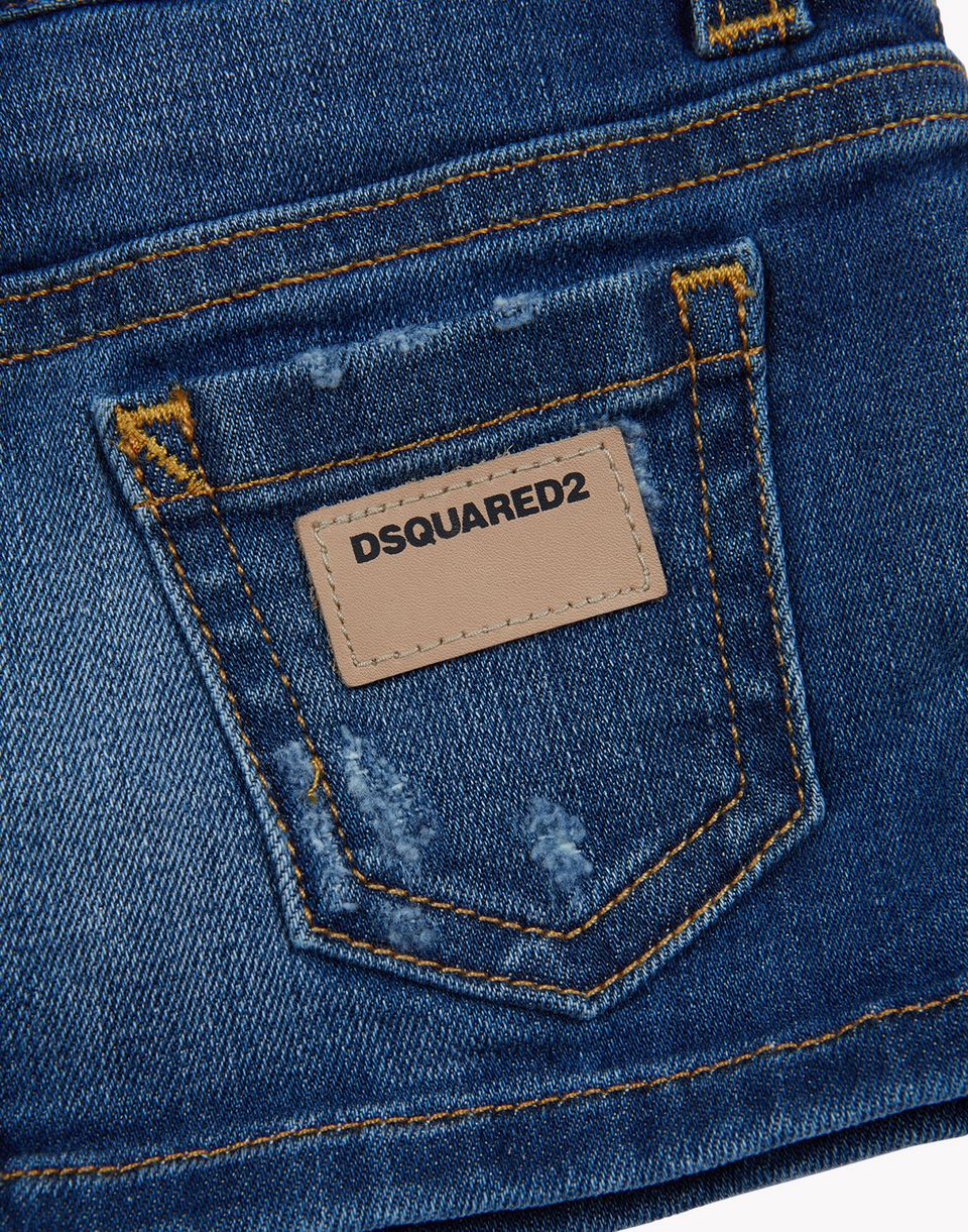 Dsquared2 D2 Canada Denim Skirt One Piece, Dresses Women Dsquared2