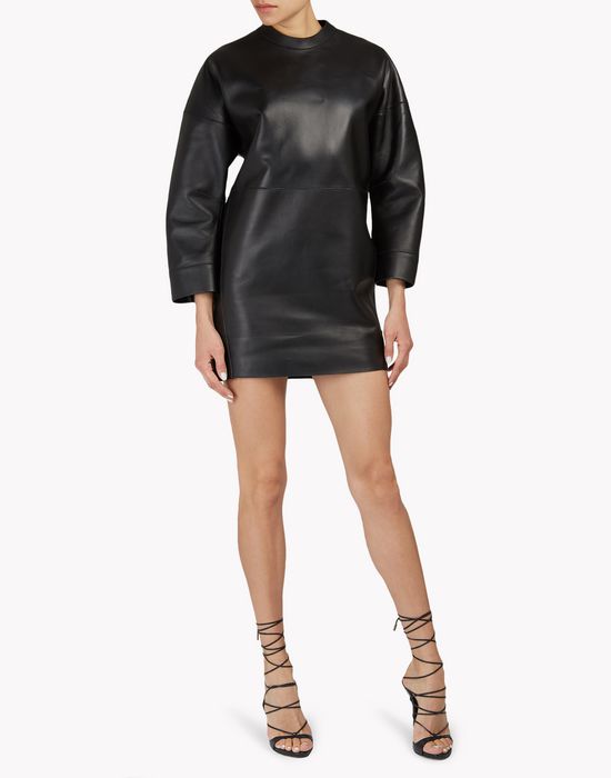 leather box dress dresses Woman Dsquared2