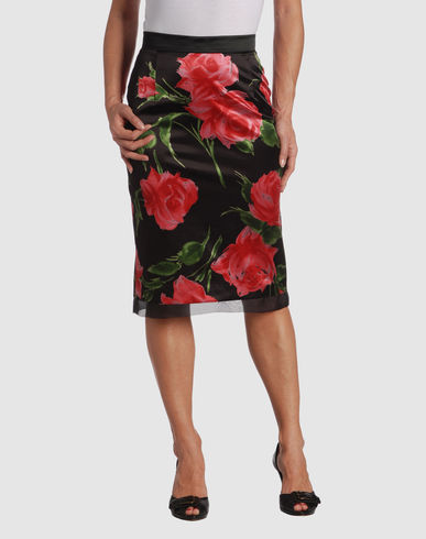 D&G Women - Skirts - 3/4 length skirt D&G on YOOX from yoox.com