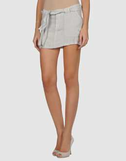 120% Lino Mini Skirts - Item 35144122