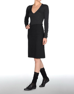 JIL SANDER NAVY - Knee length skirt