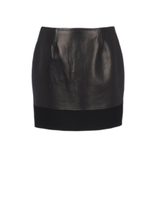 JIL SANDER NAVY - Leather skirt