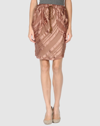ZOOM GOLD CASE - Knee length skirt