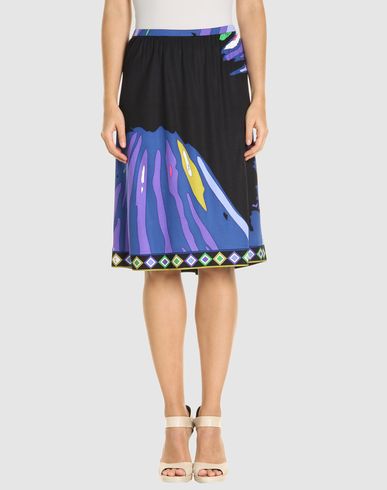 ZOOM EMILIO PUCCI - Knee length skirt