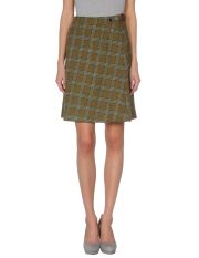PAUL SMITH BLUE - Knee length skirt