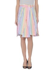 PAUL SMITH BLUE - Knee length skirt