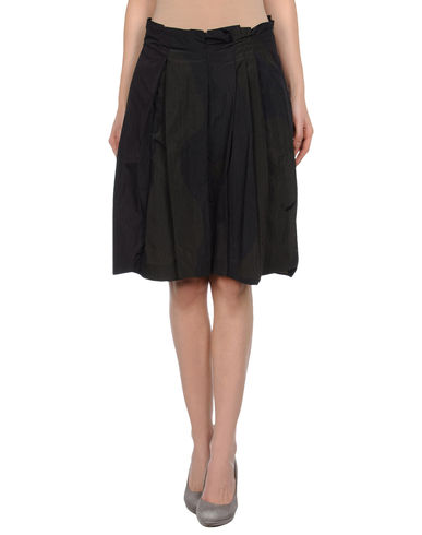 ZOOM JIL SANDER NAVY - Knee length skirt