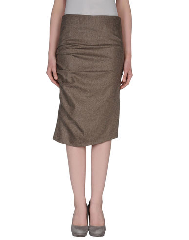 ZOOM BRUNELLO CUCINELLI - Knee length skirt