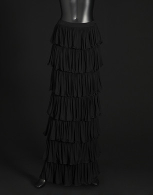 Tiered jersey maxi skirt - Long skirts - Dolce&Gabbana - Summer 2014 Tiered jersey maxi skirt - Long skirts - Dolce&Gabbana - Summer 2014