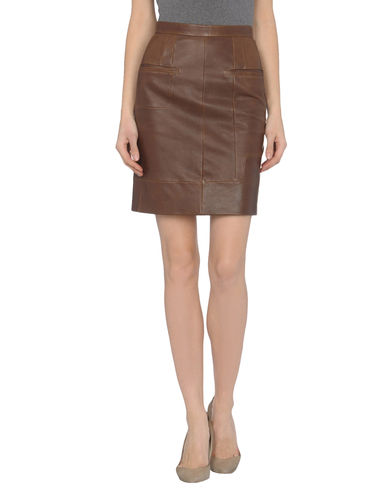 ZOOM CÉLINE - Leather skirt