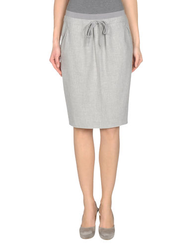 ZOOM BLUE LES COPAINS - Knee length skirt