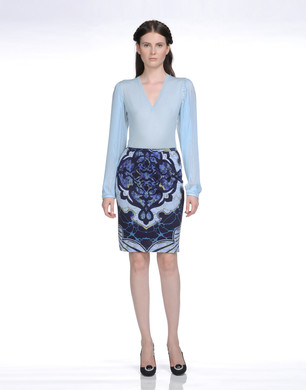 EMILIO PUCCI - Knee length skirt
