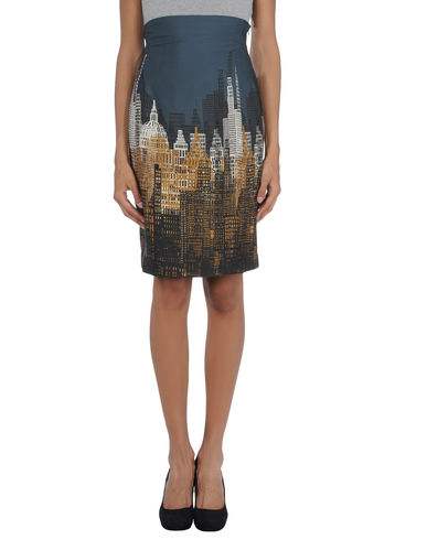 ZOOM PAUL SMITH - Knee length skirt