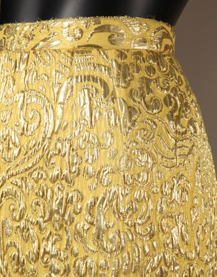 BROCADE PENCIL SKIRT - Knee length skirts - Dolce&Gabbana - Winter 2014 BROCADE PENCIL SKIRT - Knee length skirts - Dolce&Gabbana - Winter 2014