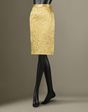 BROCADE PENCIL SKIRT - Knee length skirts - Dolce&Gabbana - Winter 2014 BROCADE PENCIL SKIRT - Knee length skirts - Dolce&Gabbana - Winter 2014