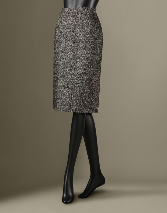 CHEVRON MIDI SKIRT - Knee length skirts - Dolce&Gabbana - Winter 2014 CHEVRON MIDI SKIRT - Knee length skirts - Dolce&Gabbana - Winter 2014