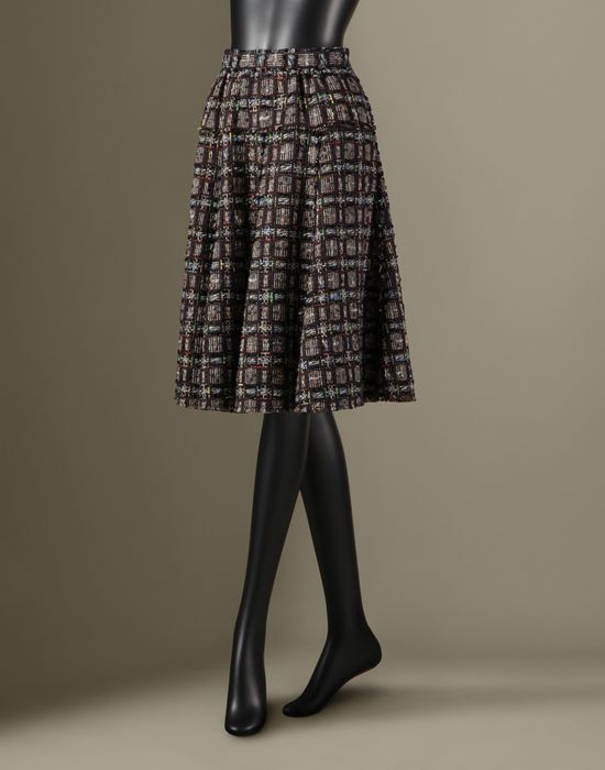 CHECKERED MIDI SKIRT - 3/4 length skirts - Dolce&Gabbana - Winter 2014 CHECKERED MIDI SKIRT - 3/4 length skirts - Dolce&Gabbana - Winter 2014