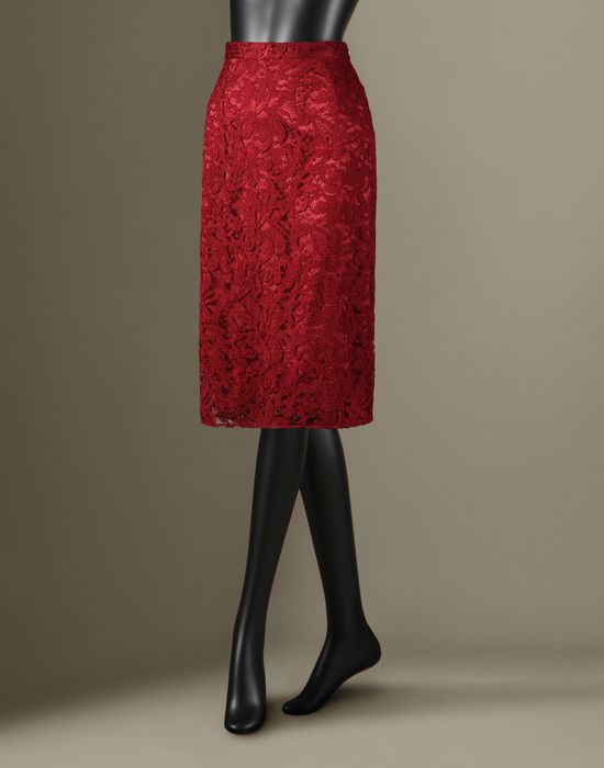 LACE MIDI PENCIL SKIRT - 3/4 length skirts - Dolce&Gabbana - Winter 2014 LACE MIDI PENCIL SKIRT - 3/4 length skirts - Dolce&Gabbana - Winter 2014