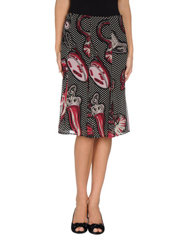 ZOOM MOSCHINO JEANS - Knee length skirt