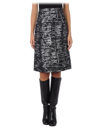 ZOOM LOUISE GRAY - Knee length skirt