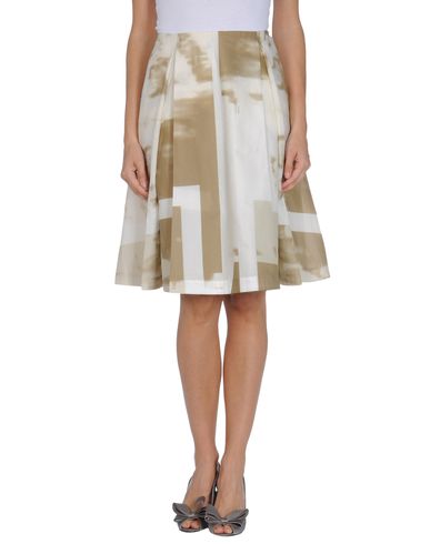 ZOOM JIL SANDER - Knee length skirt