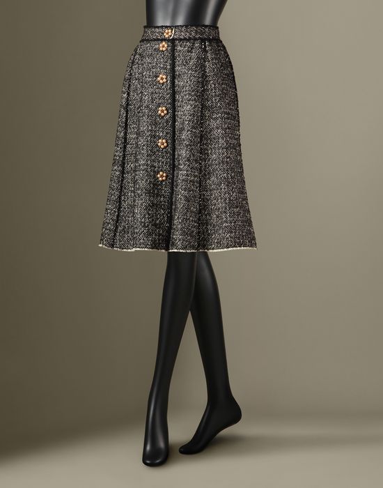 TWEED MIDI SKIRT - Knee length skirts - Dolce&Gabbana - Winter 2014 TWEED MIDI SKIRT - Knee length skirts - Dolce&Gabbana - Winter 2014