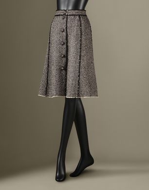 CHEVRON MIDI SKIRT - Knee length skirts - Dolce&Gabbana - Winter 2014 CHEVRON MIDI SKIRT - Knee length skirts - Dolce&Gabbana - Winter 2014