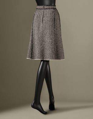 CHEVRON MIDI SKIRT - Knee length skirts - Dolce&Gabbana - Winter 2014 CHEVRON MIDI SKIRT - Knee length skirts - Dolce&Gabbana - Winter 2014