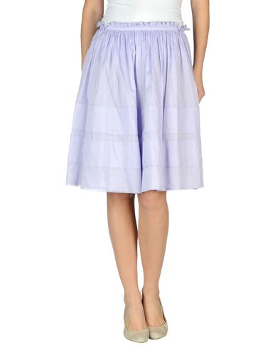 ZOOM JIL SANDER - Knee length skirt