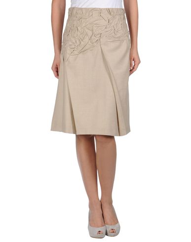 ZOOM JIL SANDER - Knee length skirt