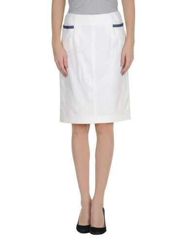 ZOOM BLUE LES COPAINS - Knee length skirt