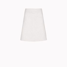 STELLA McCARTNEY, Knee length, Double Face Wool Stretch Giulietta Embossed Skirt