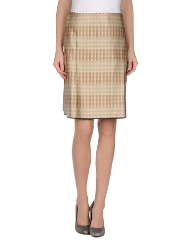 ZOOM JIL SANDER NAVY - Knee length skirt