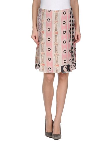 ZOOM JIL SANDER NAVY - Knee length skirt