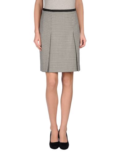 ZOOM JIL SANDER NAVY - Knee length skirt