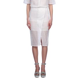 STELLA McCARTNEY, Knee length, Cutwork Embroidery Desiree Skirt 
