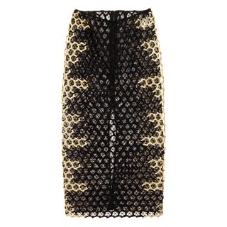 ALEXANDER MCQUEEN, Skirt, Honeycomb Macramé Skirt