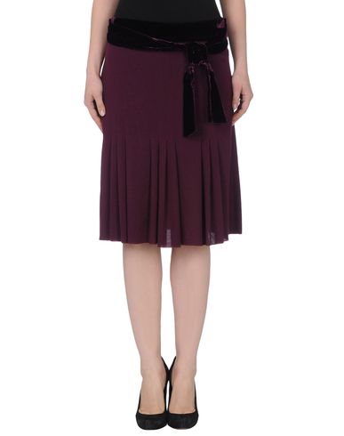 ZOOM PANNA E CIOCCOLATO - Knee length skirt