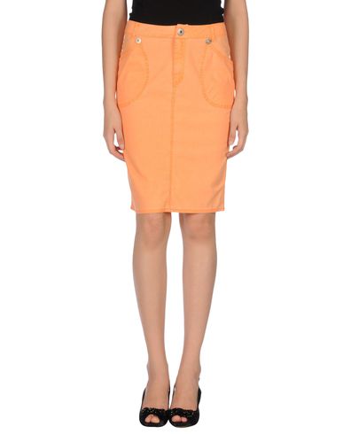 ZOOM KRIZIA JEANS - Knee length skirt