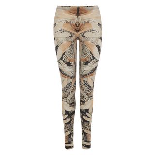 ALEXANDER MCQUEEN, Leggings, Geometric Hummingbird Print Leggings
