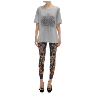 ALEXANDER MCQUEEN, Leggings, Floral Print Leggings