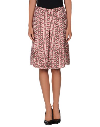 ZOOM JIL SANDER NAVY - Knee length skirt