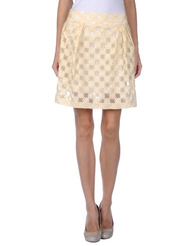 ZOOM ROSE' A POIS - Knee length skirt
