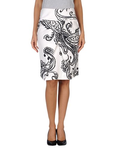 ZOOM BREBIS NOIR - Knee length skirt