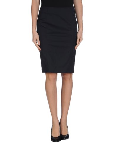 ZOOM BLUE LES COPAINS - Knee length skirt