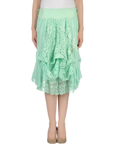 ZOOM GOLD CASE - Knee length skirt