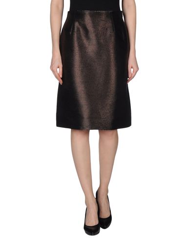 ZOOM RALPH LAUREN BLACK LABEL - Knee length skirt